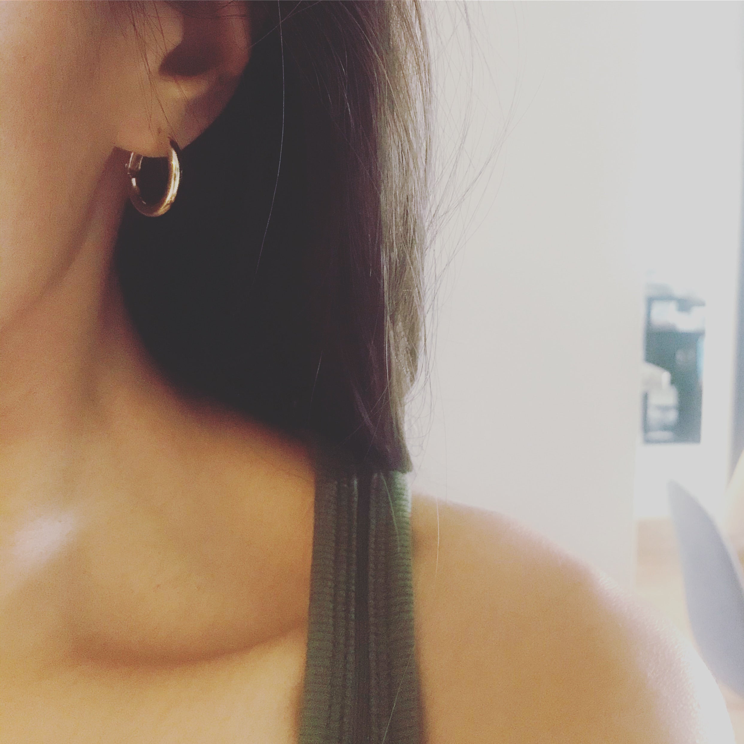 Mini Classic Thick Hoop Earrings