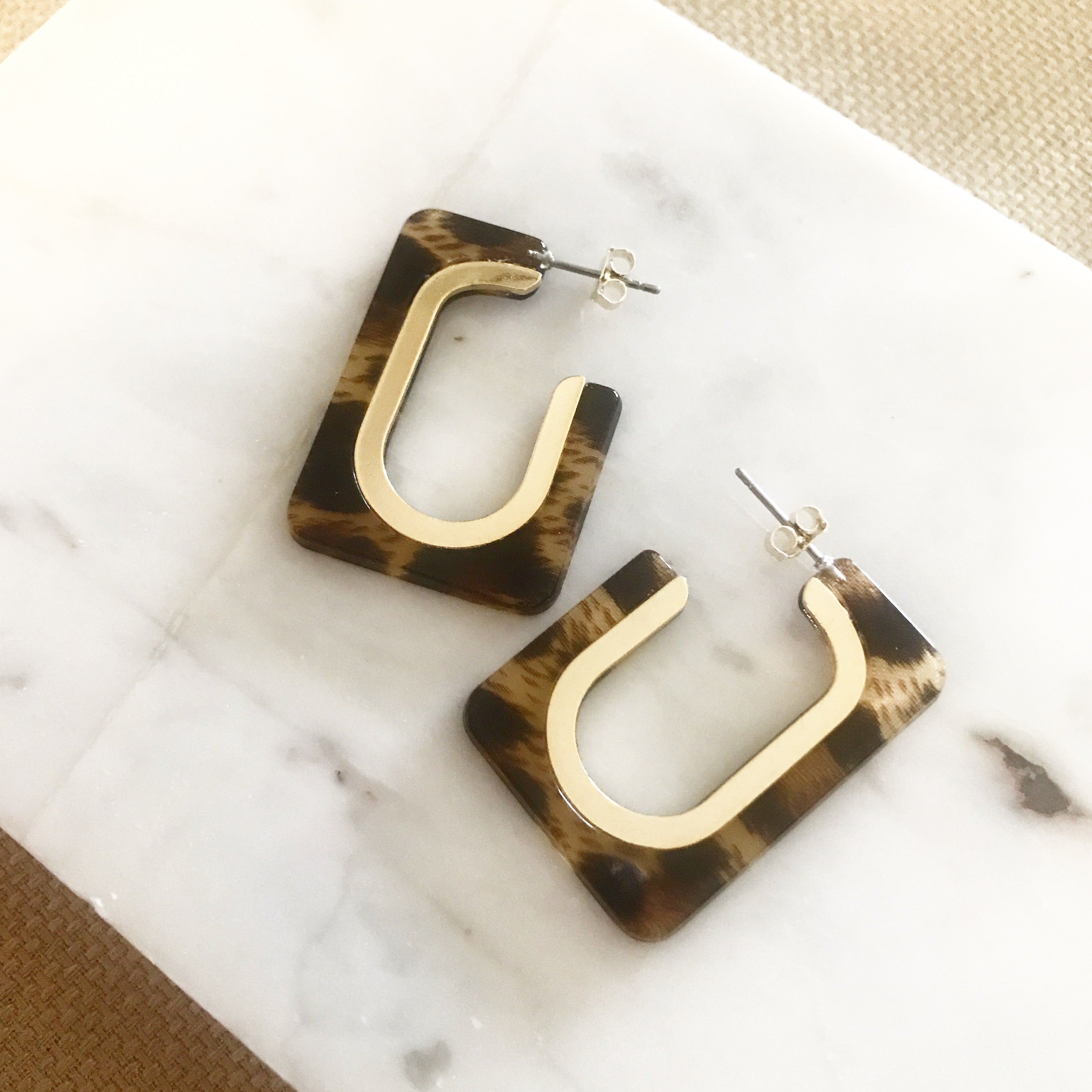 Resin Rectangular Hoops