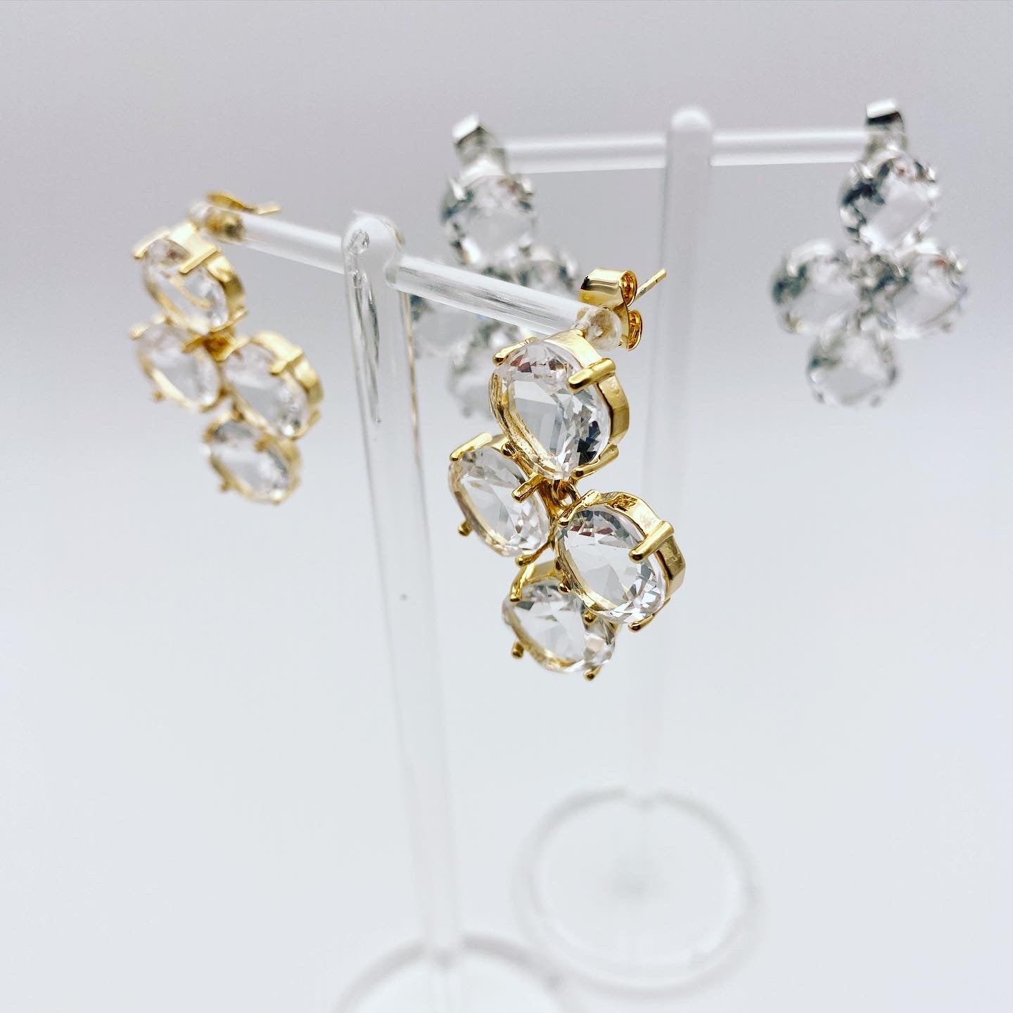 Pebble Mosaic (Glass Stones) Earrings