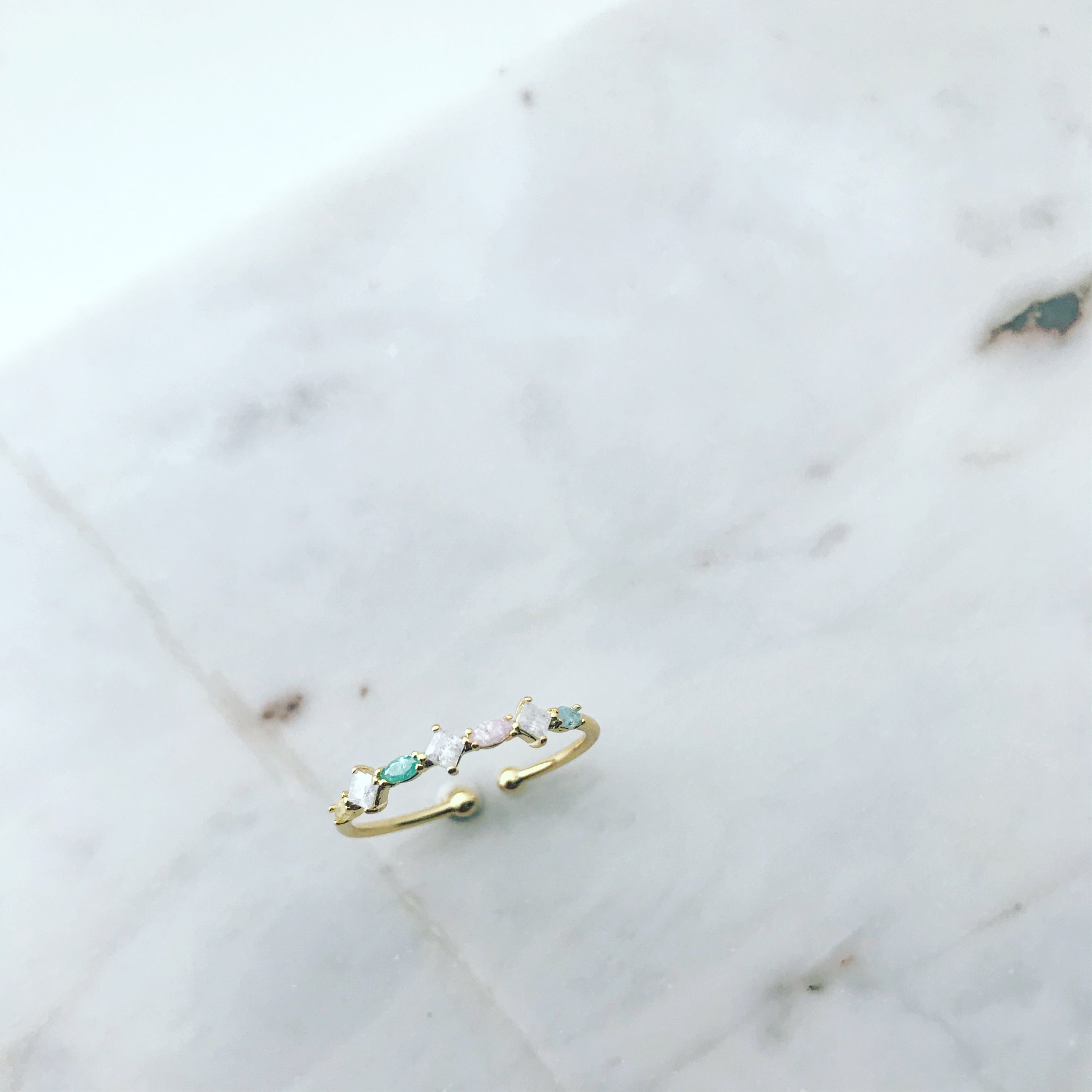 Zirconia (CZ): Diamond Oval Ring