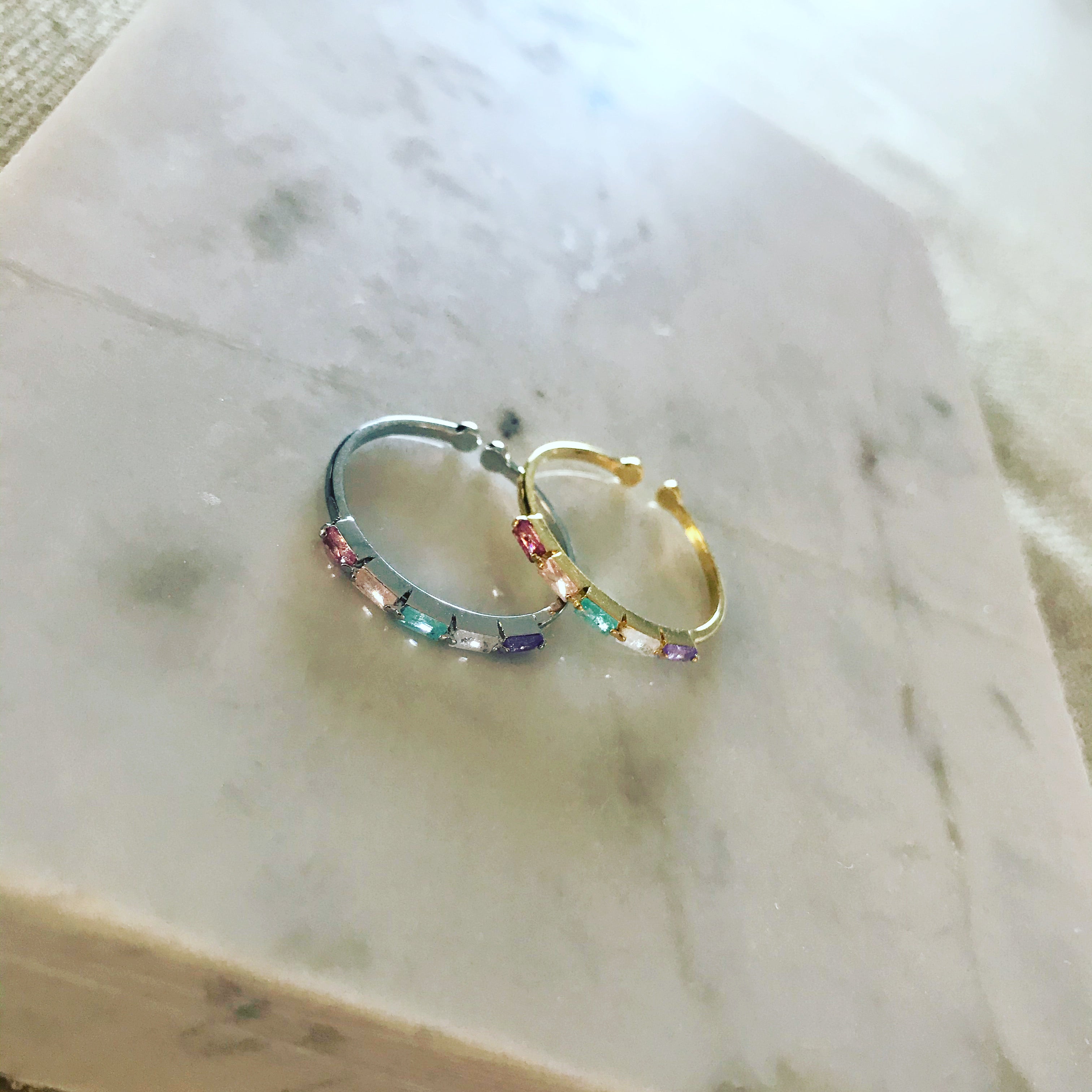 Zirconia (CZ): Five Baguette Ring