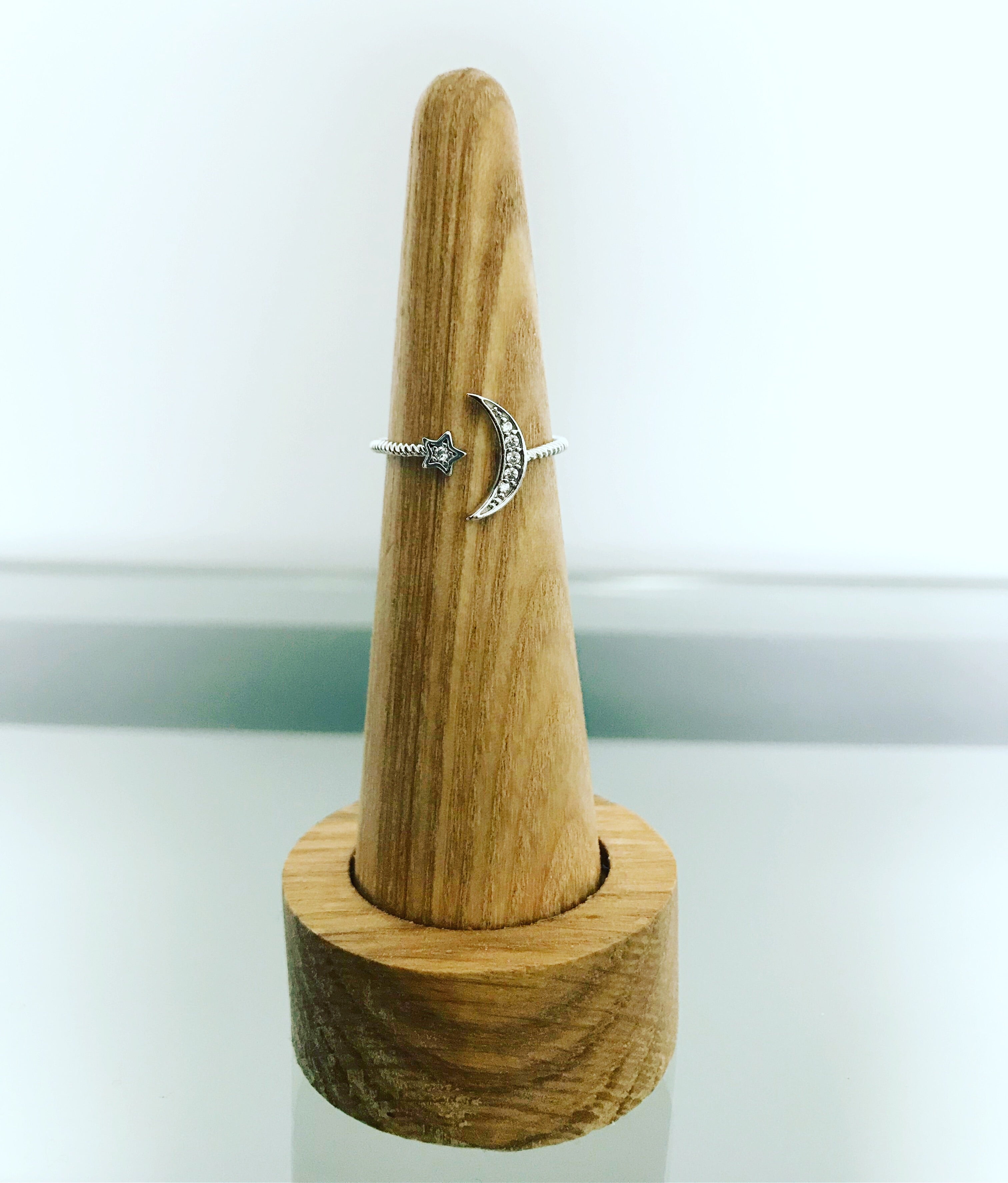 Moon & Star Ring