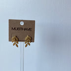 Olive Leaf Earrings