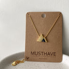 Mountain Range Gemstone Necklace