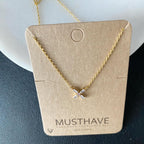 Pavé X Necklace