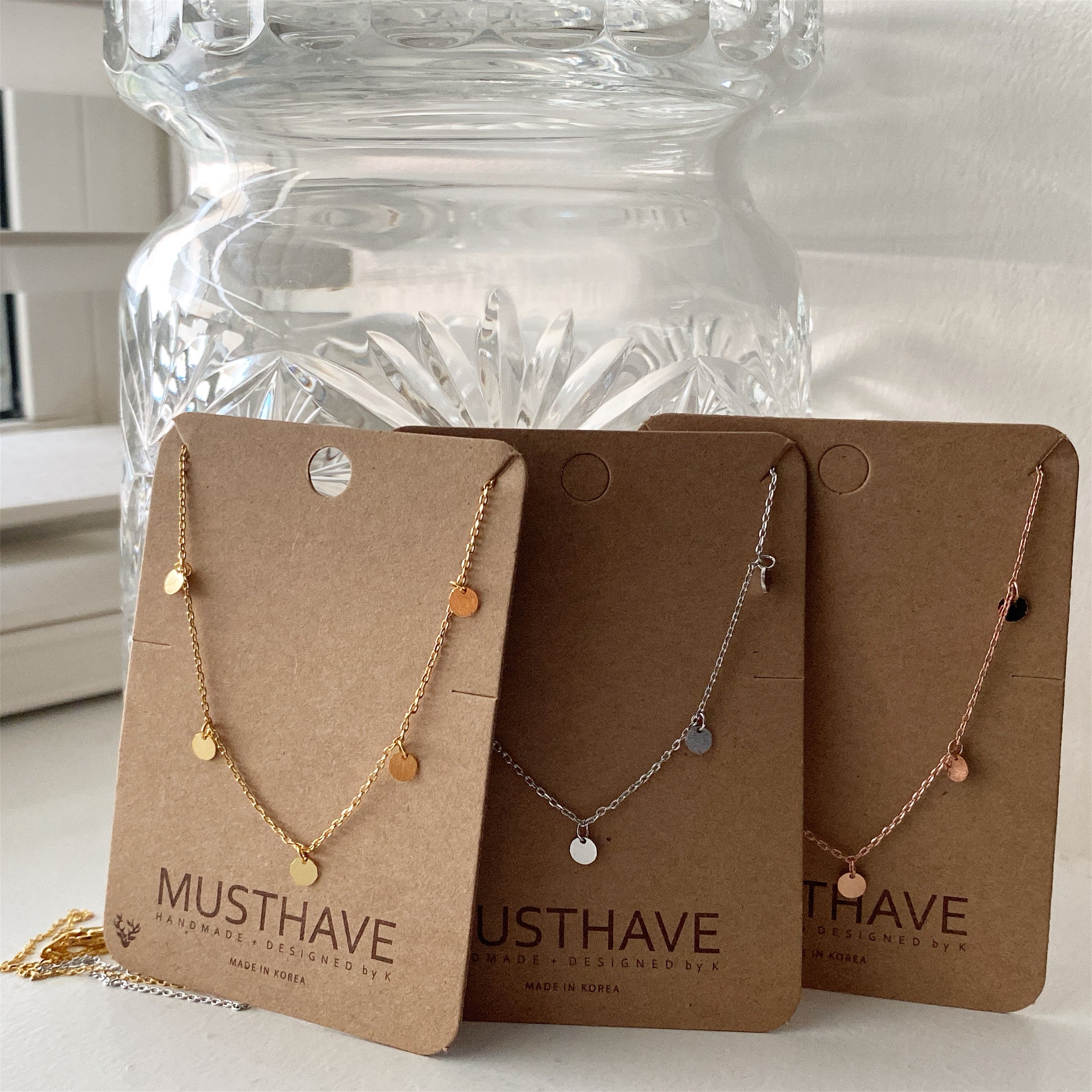 Mini Coin Dangle Necklace