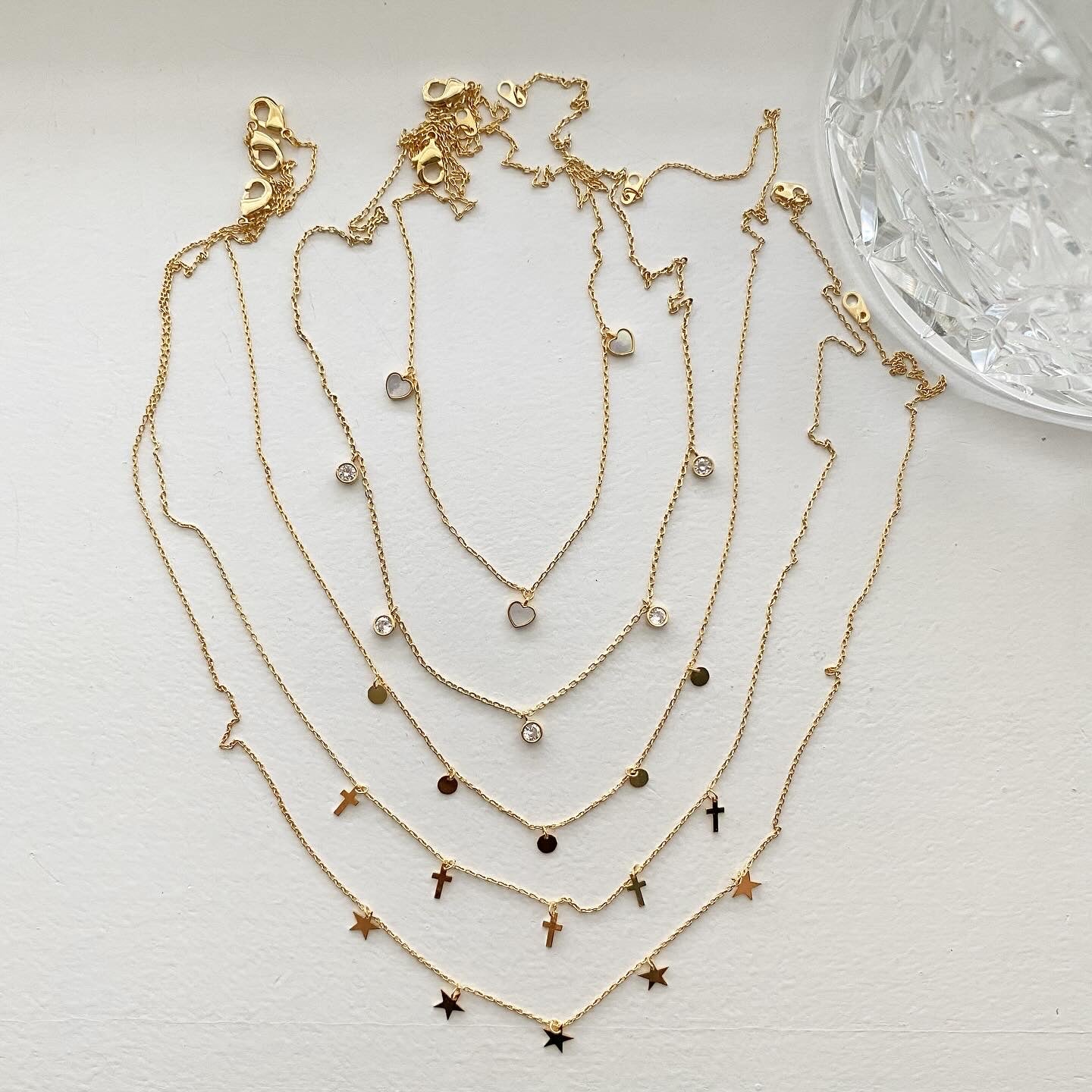 Dangling Hearts Necklace