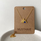 Mountain Range Gemstone Necklace