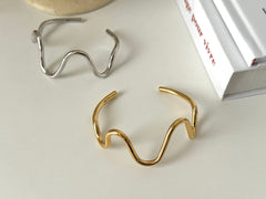 Wavy Cuff Bracelet