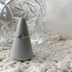 Opal CZ Duo Ring