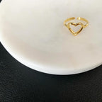 Open Heart Elsa Ring
