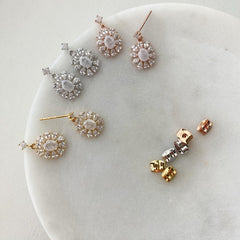 Oval Angelic Earrings