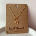 Michigan State Cutout Necklace