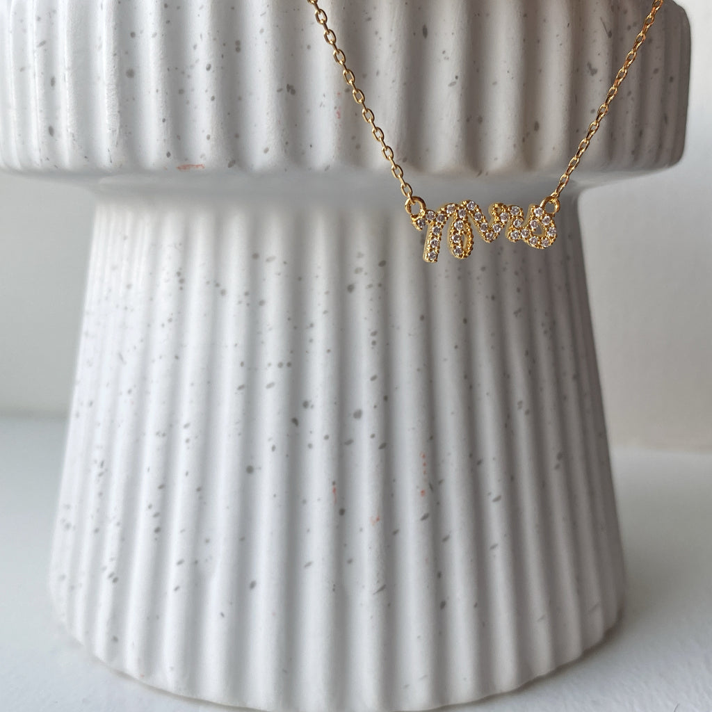 Mrs (CZ) Necklace