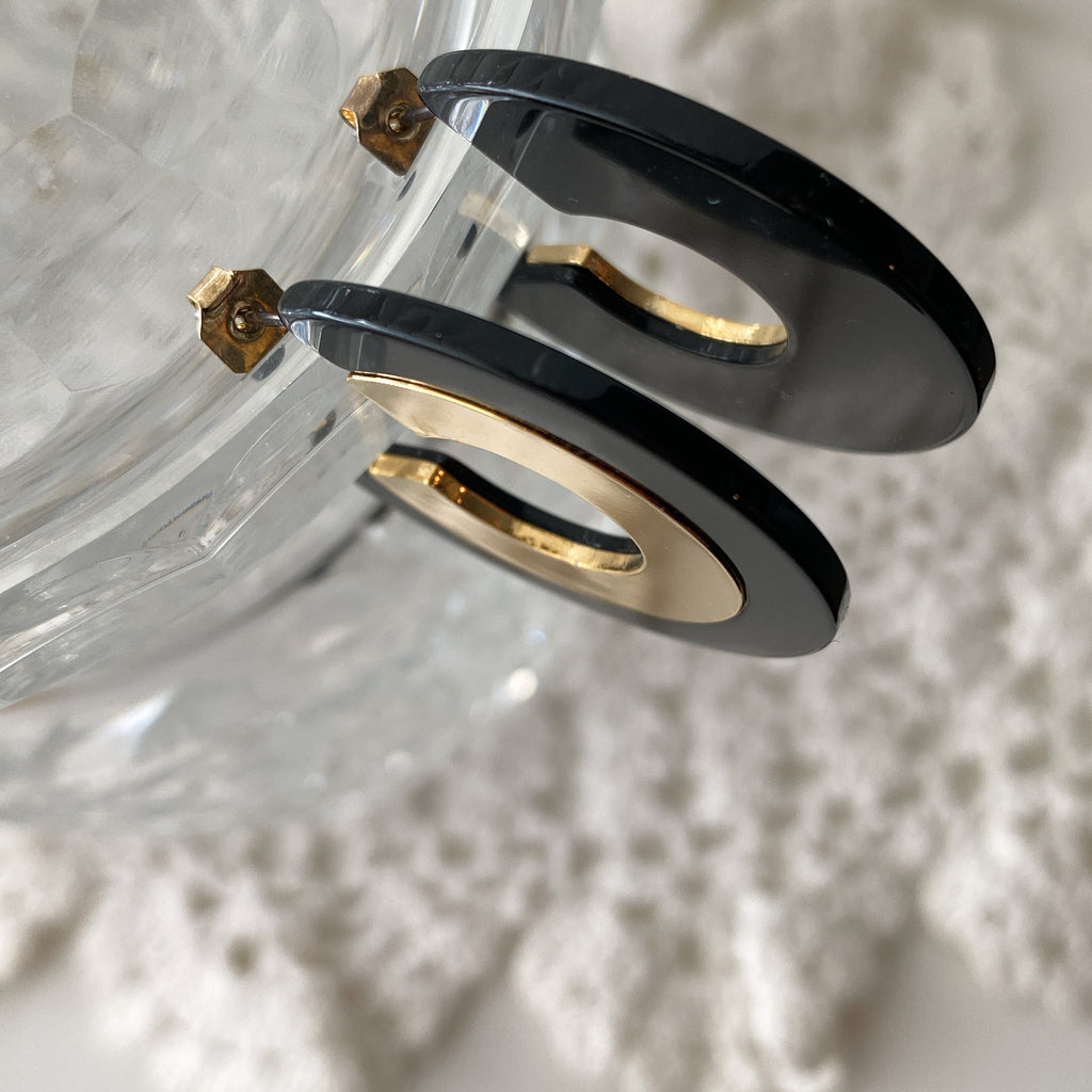 Resin Hoop Earrings