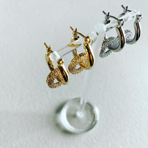 Convertible Ring Hoop Earrings