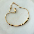 Curved Tube Bar Bracelet