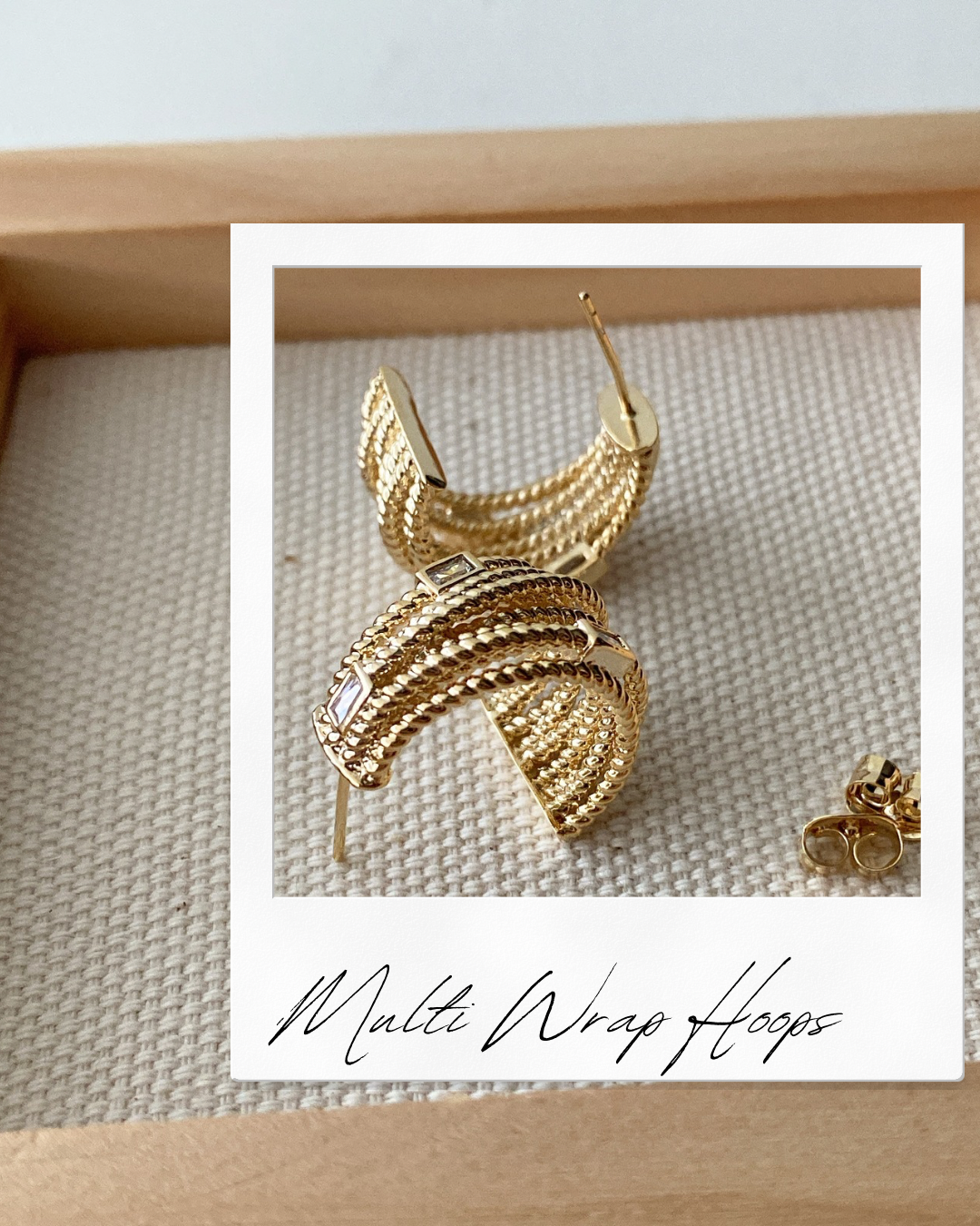 Multi Wrap Hoop Earrings