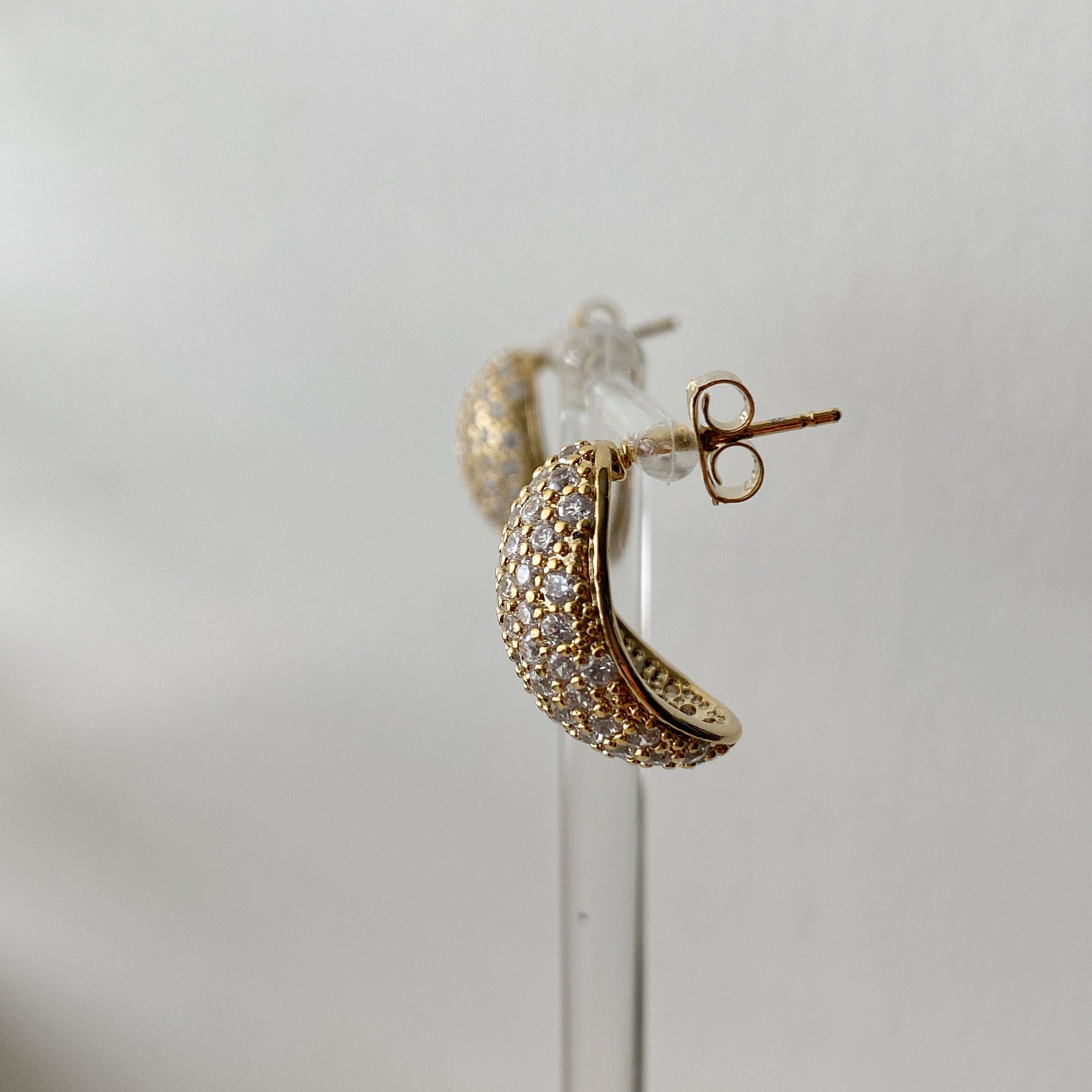 Pavé Dome Earrings