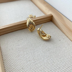 Fluted Shell Earrings