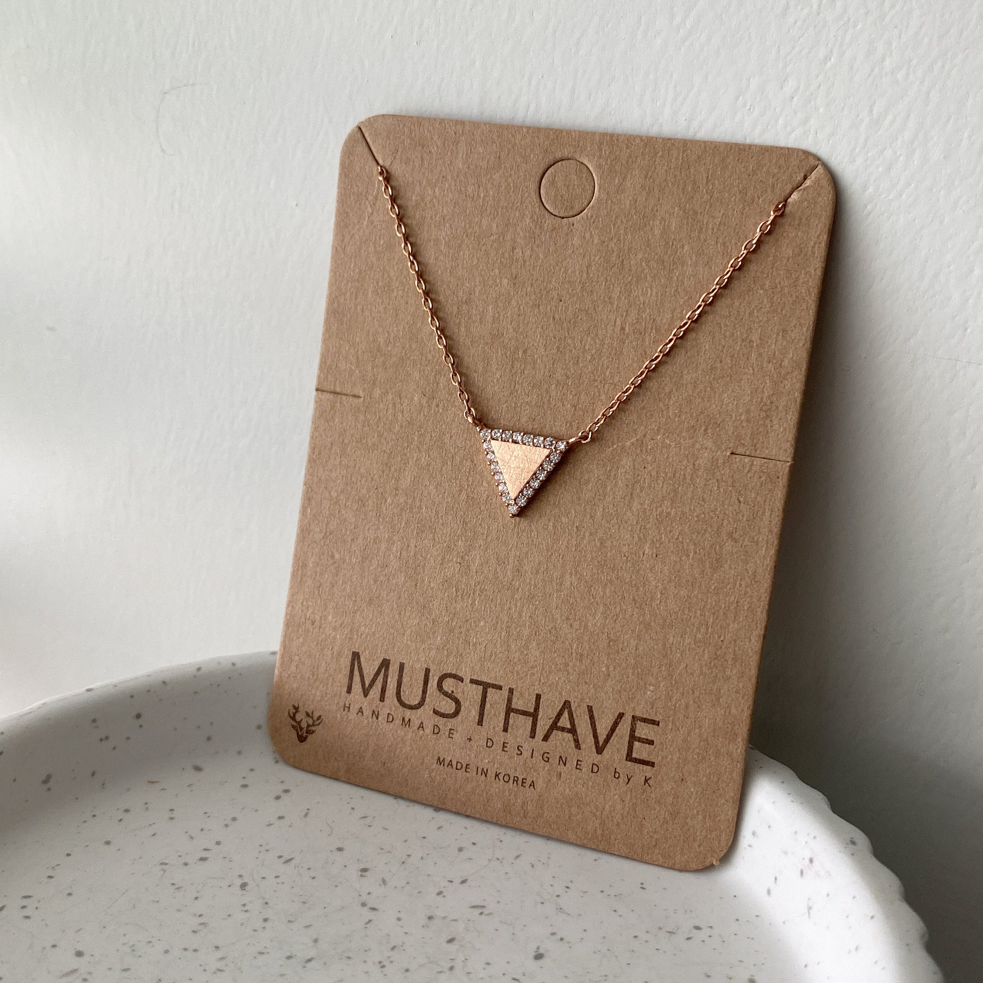Pavé Delta Necklace