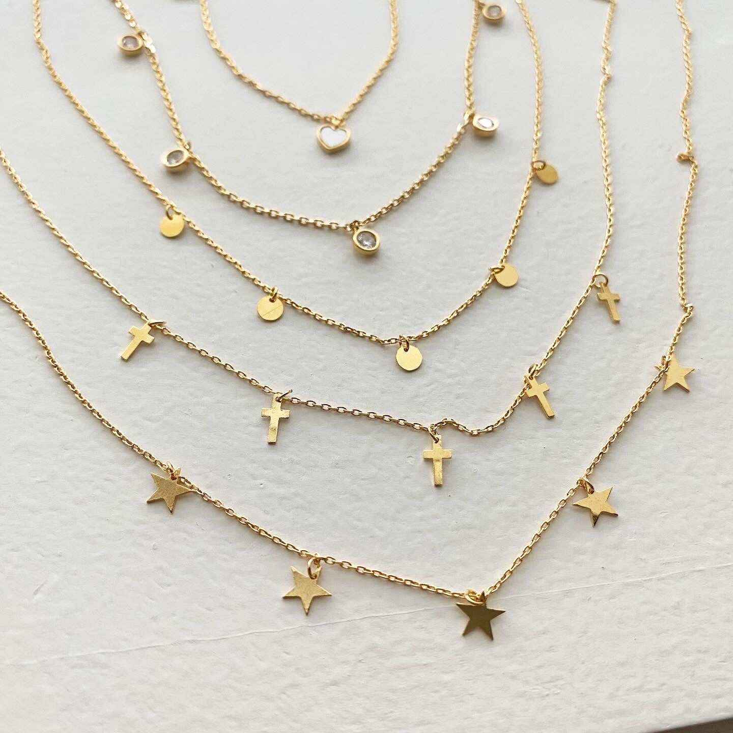 Dangling Hearts Necklace