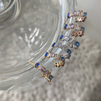 Baguette Seaside Hoop Earrings