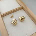 Fluted Shrimp Hera Earrings