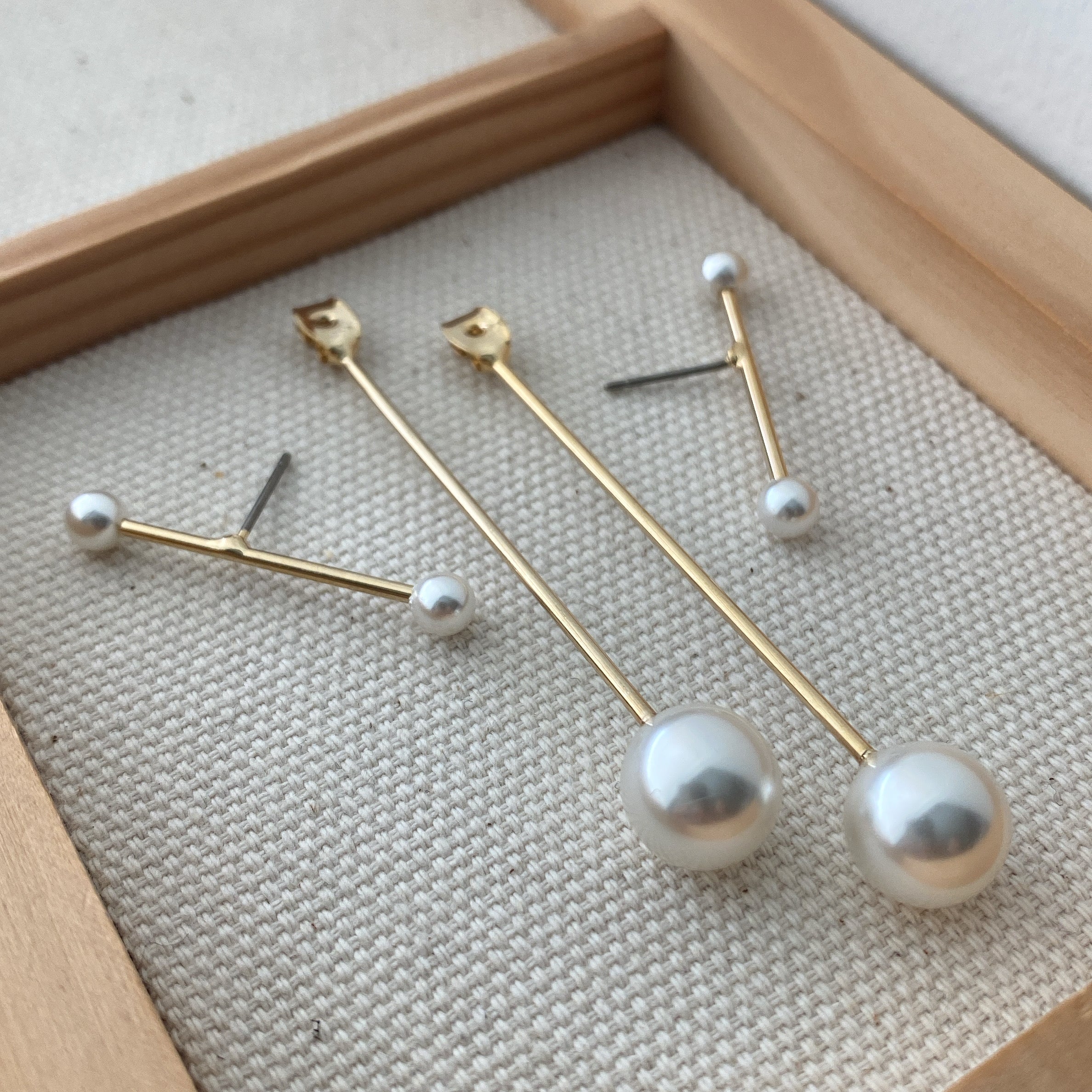 Pearl Windmill Earrings