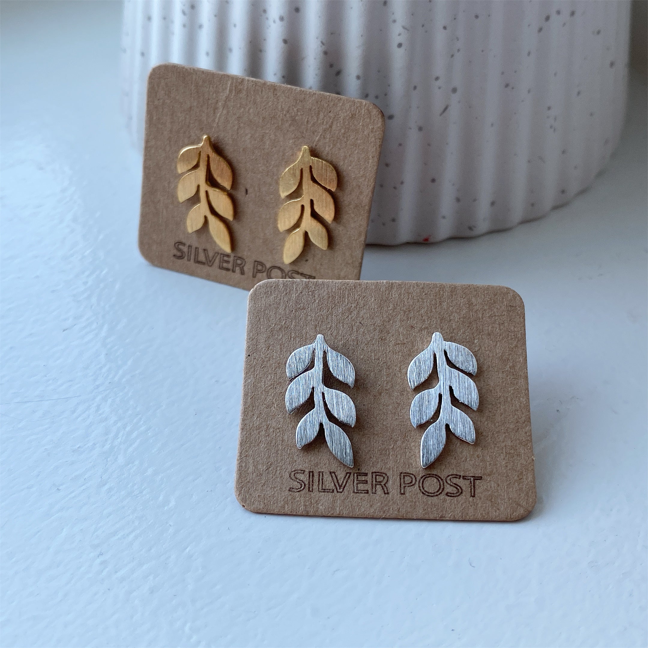 Olive Leaf Earrings