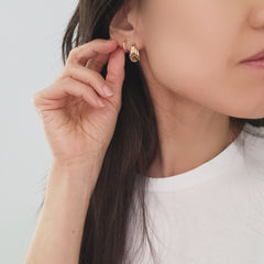 Fluted Shell Earrings