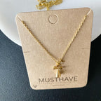 Cross Charm Necklace