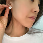 Flower Pearl Duchess Earrings