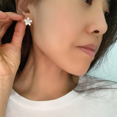 Flower Pearl Duchess Earrings