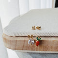 Bunny and Carrot Earrings