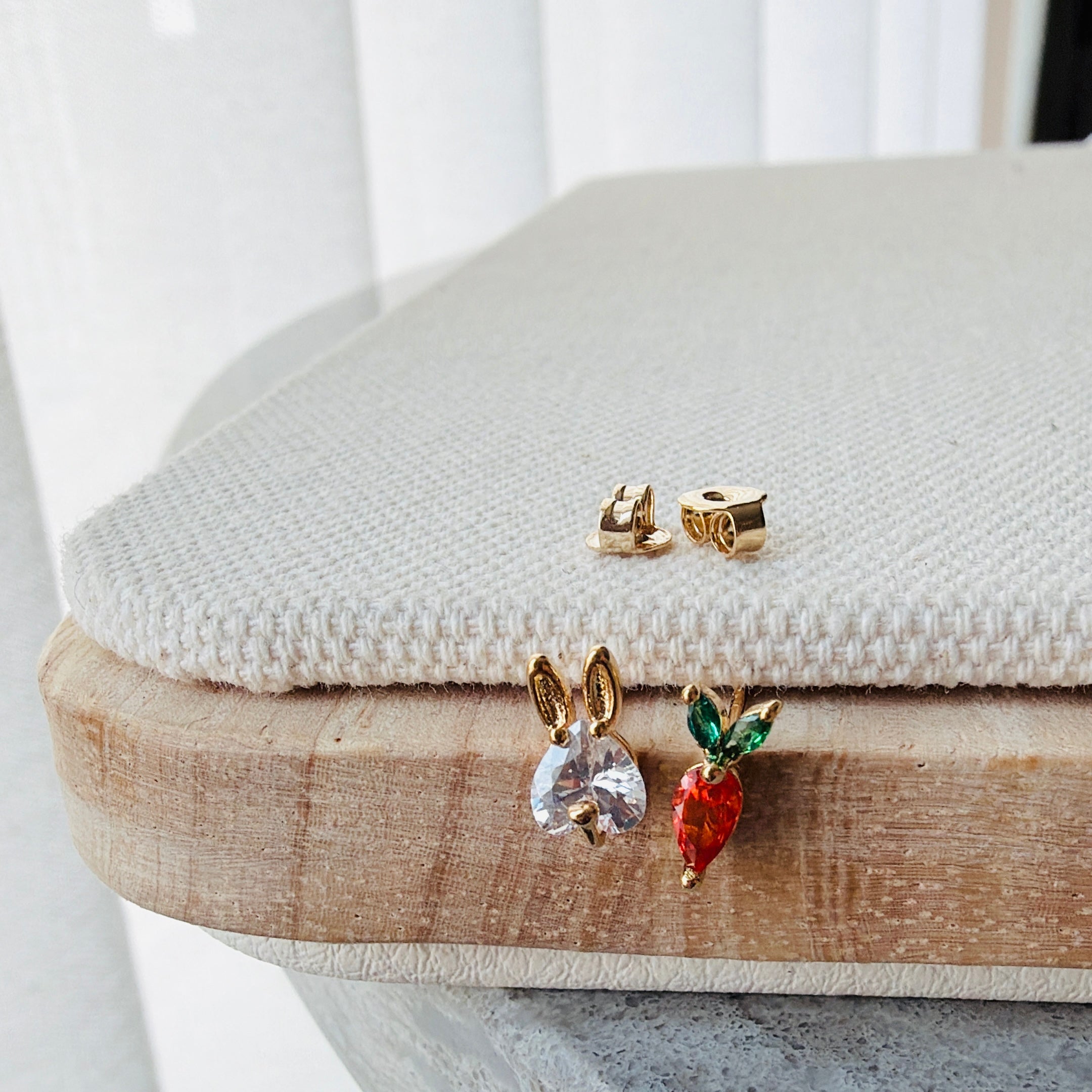 Bunny and Carrot Earrings