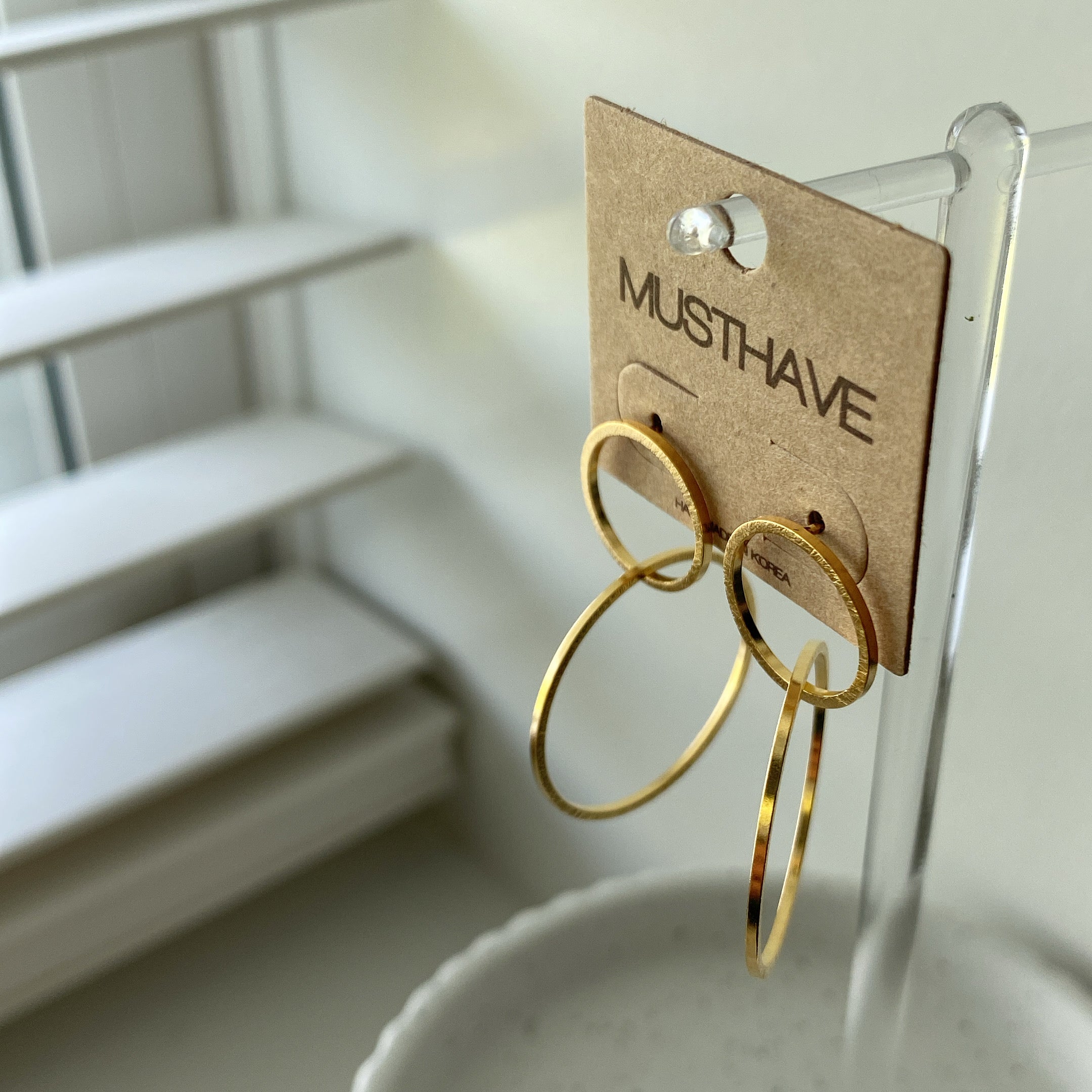 Asymmetric Hoop Earrings