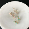Cubic CZ Twin Earrings