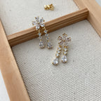 Dripping Bloom Drop Earrings