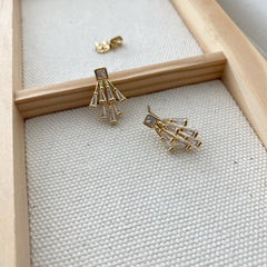 Dripping Burst Earrings