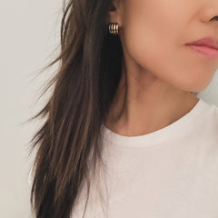 Fluted Shrimp Hera Earrings