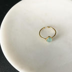 Teardrop (MOP) Minty Ring