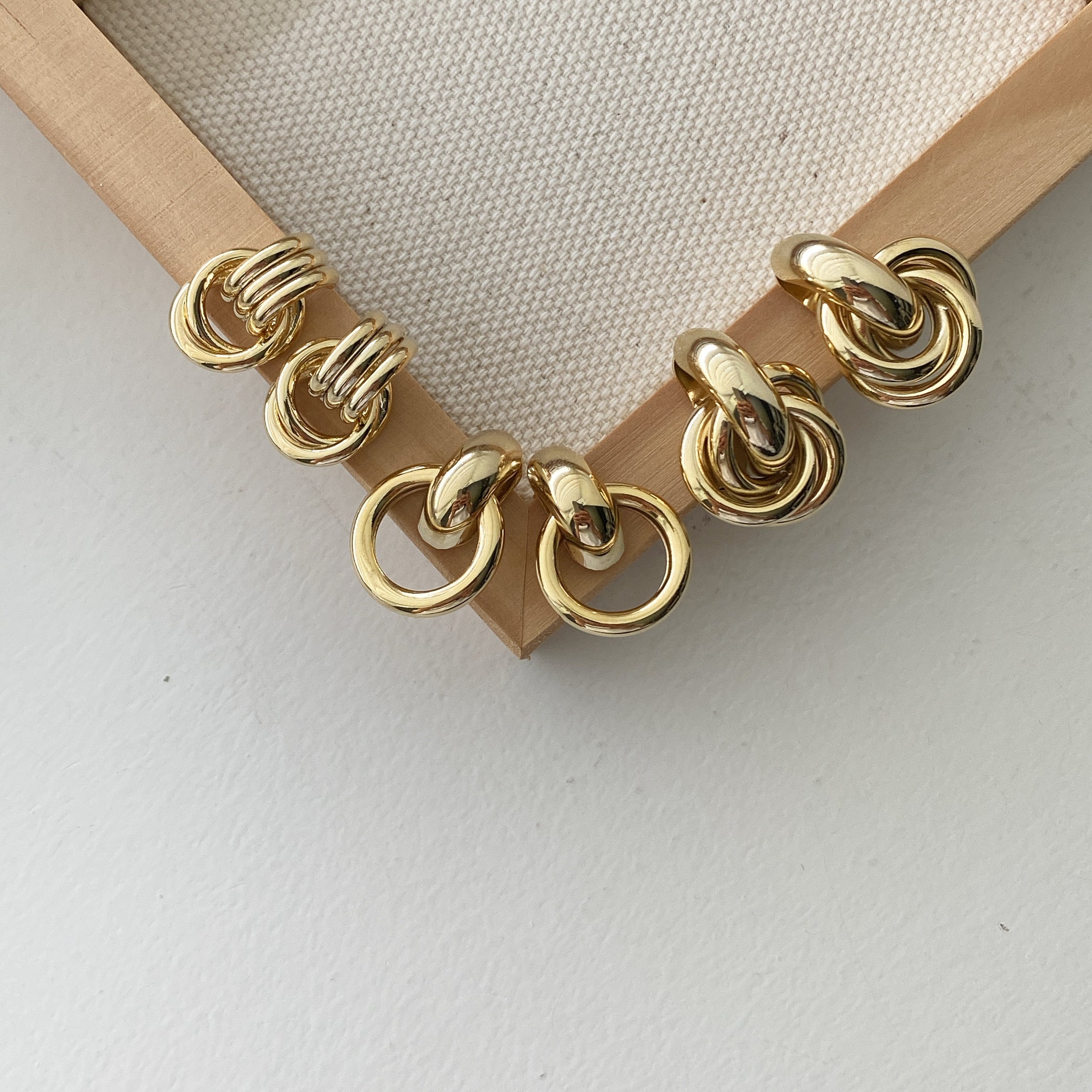 Solo Ring Door Knocker Earrings