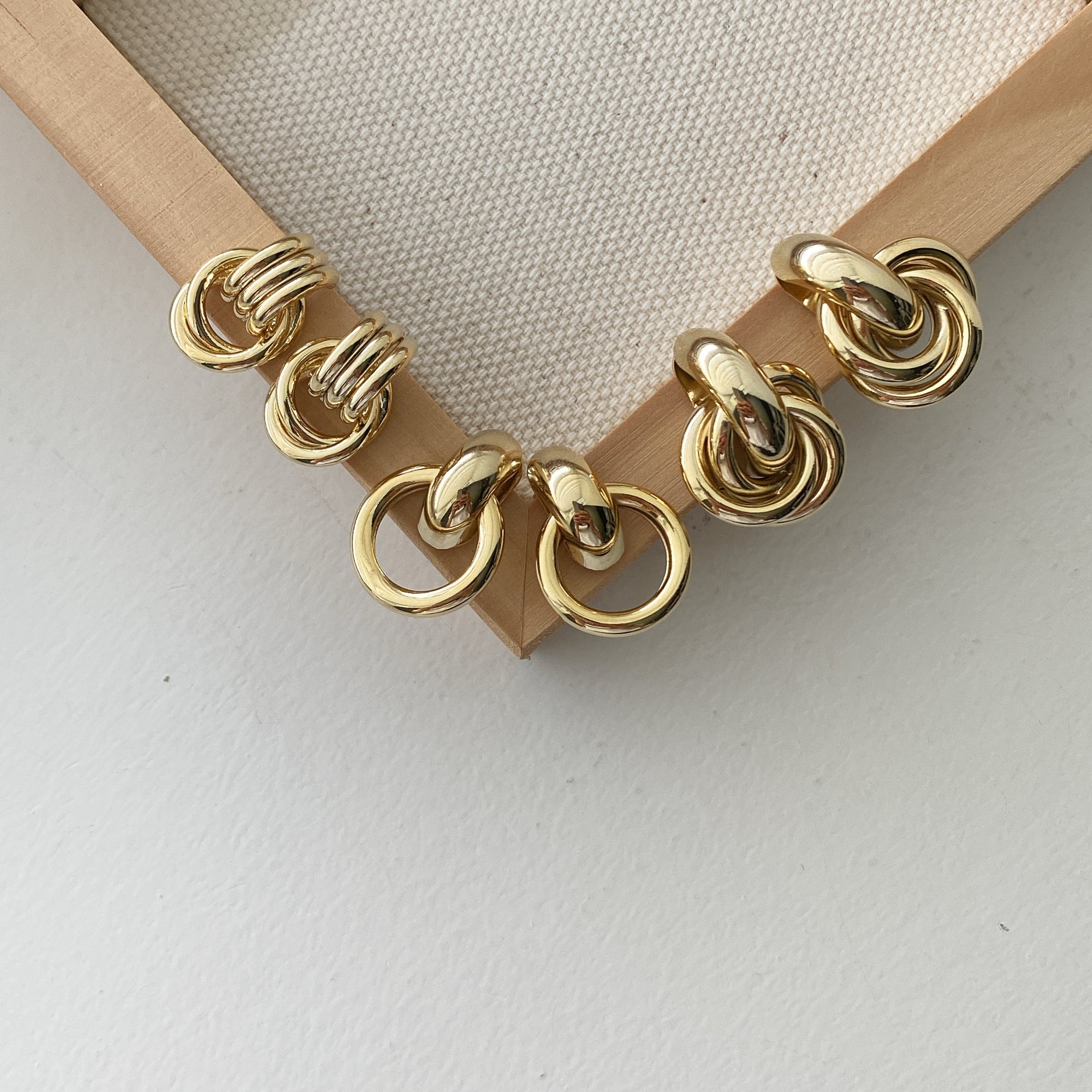 Baby Knot Door Knocker Earrings