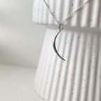 Waning Crescent Moon Necklace