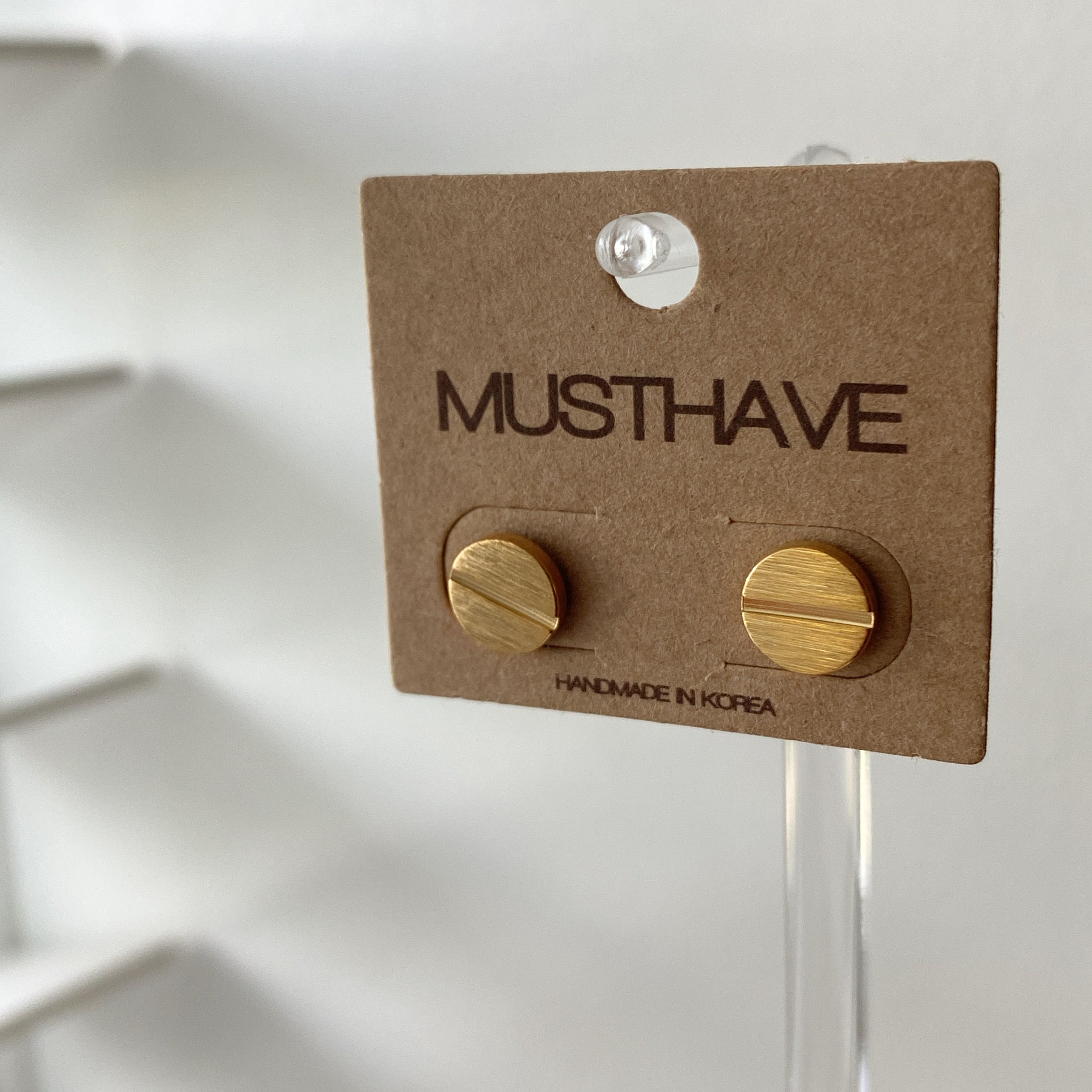 Screw Bolt Earrings