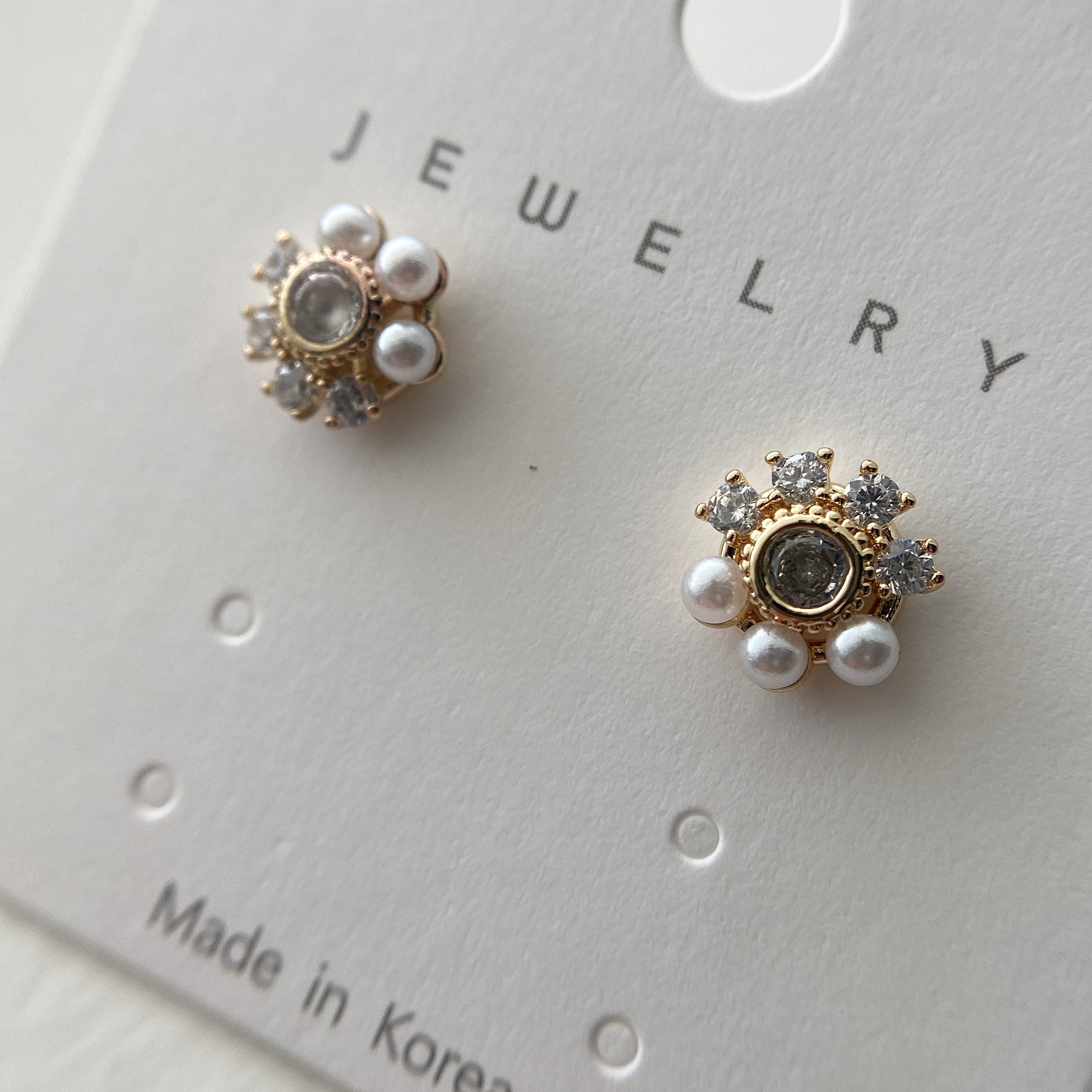 Pearl Eclipse Teeny Earrings