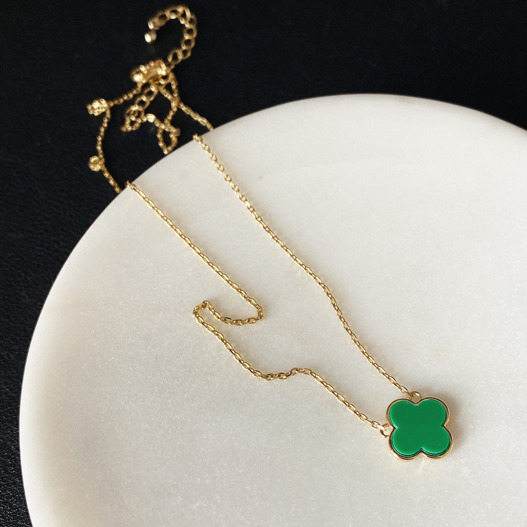 Clover Leaf Pantone Necklace