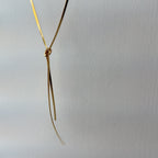Herringbone Knot Necklace