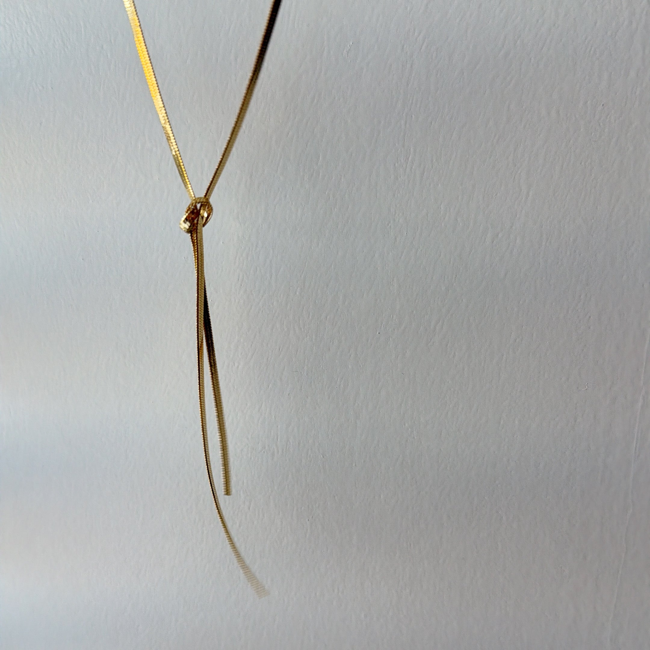 Herringbone Knot Necklace